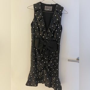 Giambattista Valli H&M black sequin dress